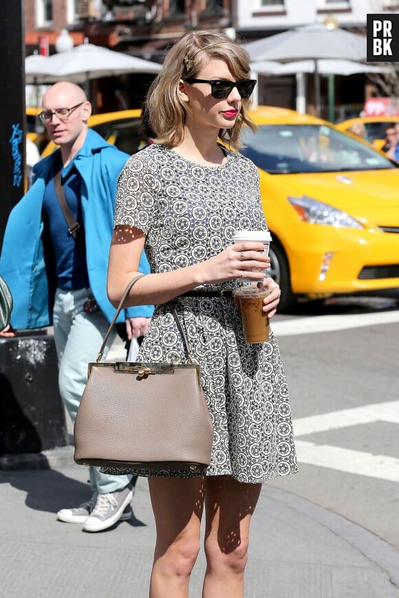 Taylor Swift classe à New York, le 9 avril 2014