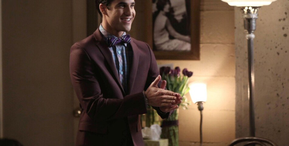 Glee saison 5, épisode 17 : Darren Criss sur une photo