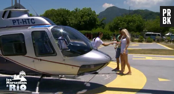 Les Marseillais à Rio : tour en hélicoptère pour Julien et Jessica