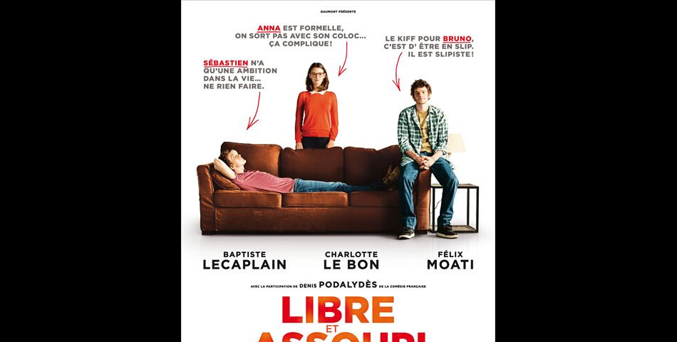  Baptiste Lecaplain et Charlotte Lecaplain &amp;agrave; l&#039;affiche de Libre et Assoupi, en salles depuis le 7 mai 2014 
