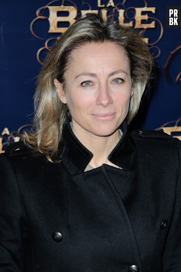 Anne-Sophie Lapix à l'avant-première de La Belle et La Bête, le 9 février 2014 à Paris