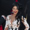 Ayem Nour prend la pose sur le tapis rouge du Festival de Cannes, le 16 mai 2014
