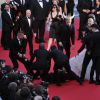 America Ferrera s'est fait "agresser" sur le tapis rouge du Festival de Cannes, le 16 mai 2014
