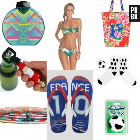 Coupe du Monde 2014 : tongs, bracelet, sac, décapsuleur... 7 objets mode et déco pour se mettre à l'heure brésilienne