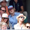 Owen Wilson, l'acteur américain au tournoi de Roland Garros, le samedi 31 mai 2014