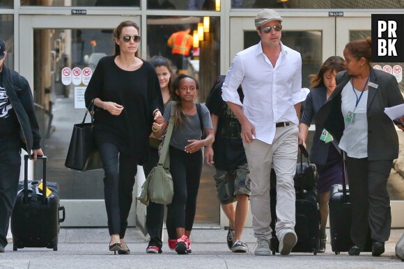 Brad Pitt, Angelina Jolie et leurs enfants