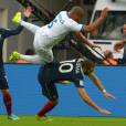 Mondial 2014 : Karim Benzema à terre pendant France/Honduras