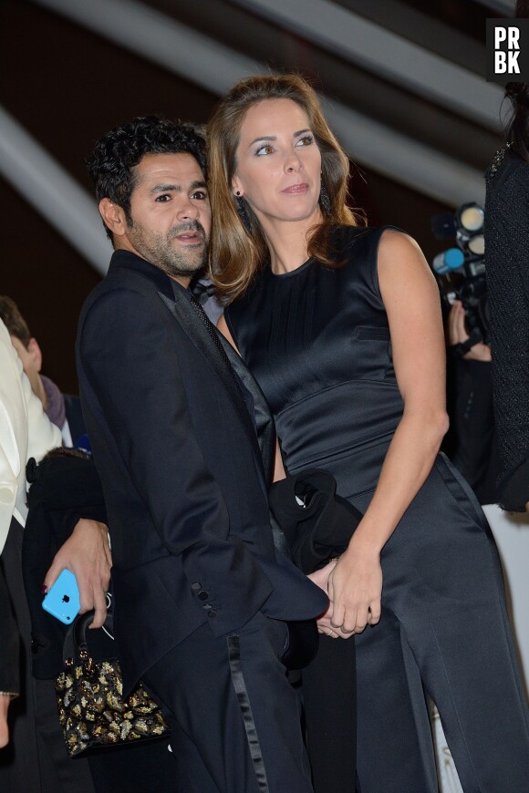 Jamel Debbouze et Mélissa Theuriau complices au 13ème Festival du Film de Marrakech, dimanche 1er décembre 2013