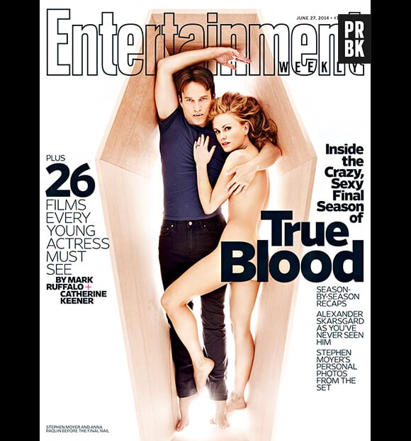 Stephen Moyer et Anna Paquin nue en Une d'Entertainment Weekly