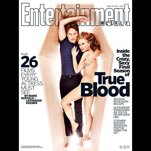 Stephen Moyer et Anna Paquin nue en Une d'Entertainment Weekly