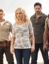True Blood saison 7 : Sam, Jason, Sookie, Alcide et Andy sur une photo
