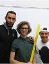  La Fouine, Samy Seghir et Thomas Soliv&eacute;r&egrave;s lors de leur interview pour PureBreak 