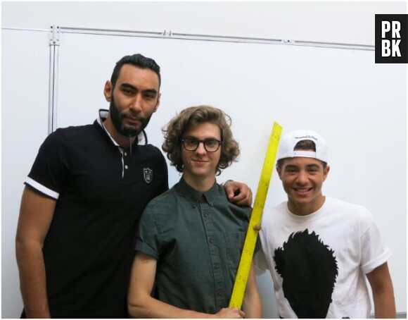 La Fouine, Samy Seghir et Thomas Solivérès lors de leur interview pour PureBreak