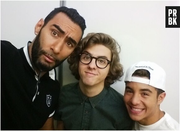 La Fouine, Thomas Solivérès et Samy Seghir en mode selfie pour PureBreak