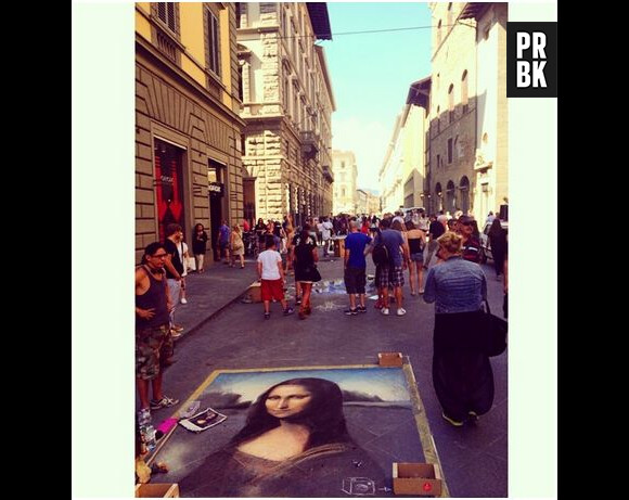 Laury Thilleman : vacances à Florence en juillet 2014