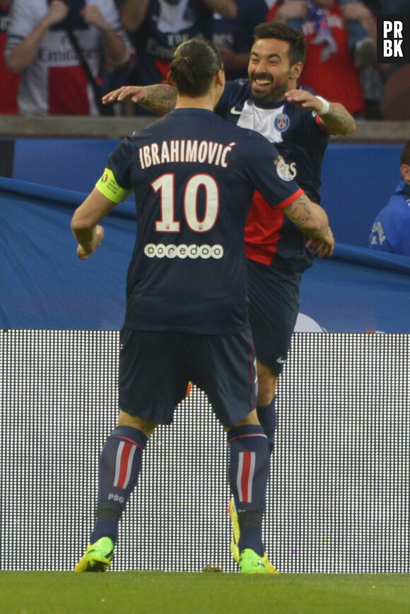 Zlatan Ibrahimovic durant la rencontre PSG - Montpellier, le 17 mai 2014