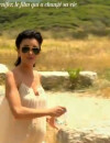 Jenifer sur le tournage du film Les Francis, en Corse