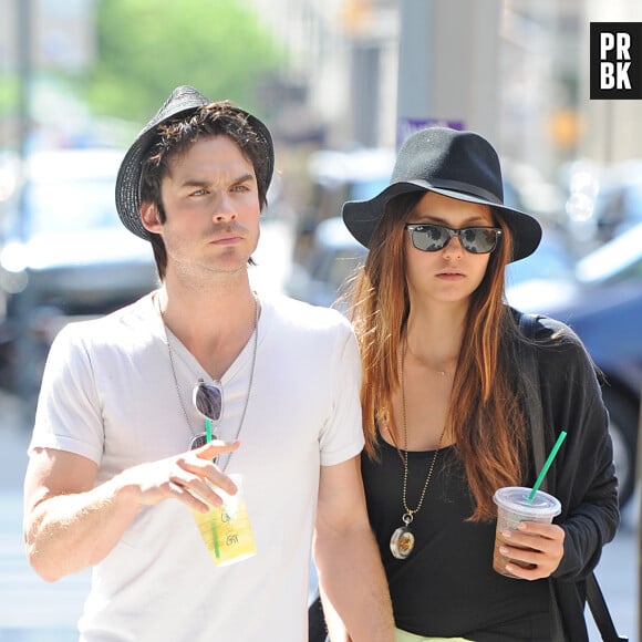 Nina Dobrev et Ian Somerhalder avant leur rupture, en mai 2012 à New York