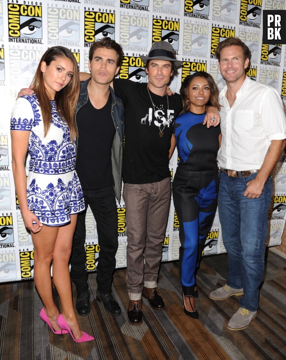 Nina Dobrev, Paul Wesley... : le cast de Vampire Diaries sur le tapis rouge du Comic-Con 2014 à San Diego
