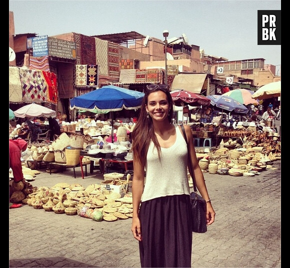 Marine Lorphelin au Maroc pour ses vacances