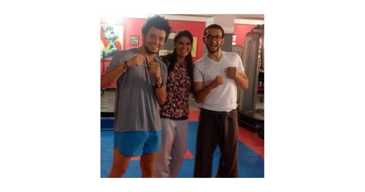 kev adams karate avec william lebghil sefies photos du tournage d aladin purebreak