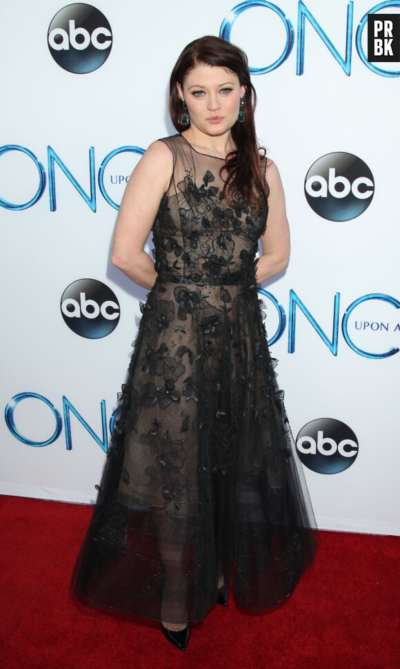 Emilie de Ravin à la soirée de lancement de la saison 4 de Once Upon a Time le 21 septembre 2014