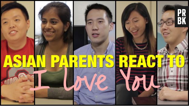 Comment les parents asiatiques réagissent à un je t&#039;aime de leur enfant.