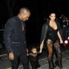 Kim Kardashian, Kanye West et North : famille stylée pour la Fashion Week, le 28 septembre 2014 à Paris