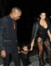 Kim Kardashian, Kanye West et North : famille stylée pour la Fashion Week, le 28 septembre 2014 à Paris