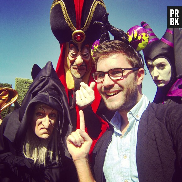 Cyprien à Disneyland pour le Gang des méchants, le 27 septembre 2014