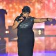Rising Star : Sheila Ray Charles sur le plateau de l'émission, le 10 octobre 2014