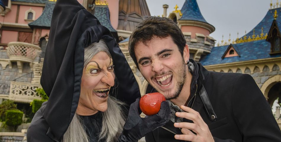Louis Delort fête Halloween à Disneyland