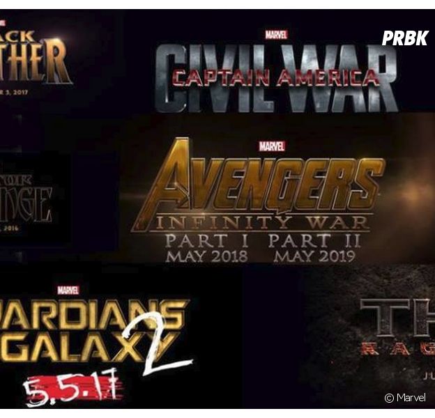 Captain America 3, Les Gardiens de la Galaxie 2, Thor 3, Black Panther... Marvel dévoile ses nouveaux films à venir