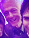 Ian Somerhalder et Nikki Reed : selfie avec Bill Clinton le 8 novembre 2014