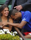  Jo Wilfried Tsonga et sa petite-amie Noura pendant la demi-finale de la Coupe Davis 2014 