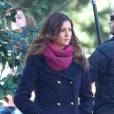 Nina Dobrev en cours de tournage de la saison 6 de The Vampire Diaries le 20 novembre 2014 à Atlanta