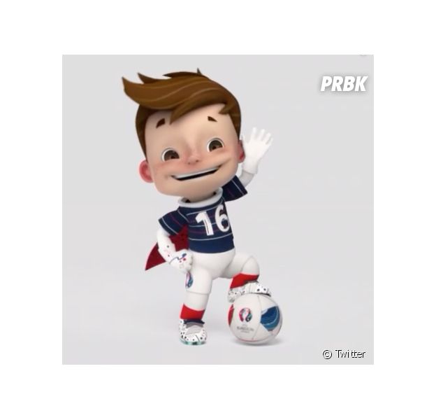 Porte Cle Collector Euro Football 2016 Mascotte Super Victor