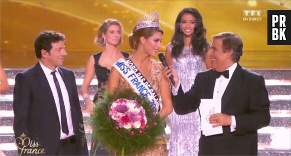 Camille Cerf : Miss France 2015 avec Patrick Bruel et Jean-Pierre Foucault