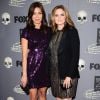 Bones saison 10 : Tamara Taylor et Emily Deschanel lors d'une fête pour le 200ème épisode