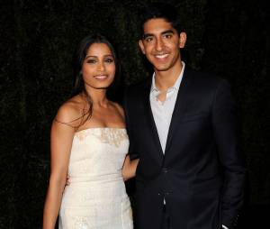 Freida Pinto et Dev Patel en couple pour un dîner pré-Oscars, le 25 février 2012 à Los Angeles
