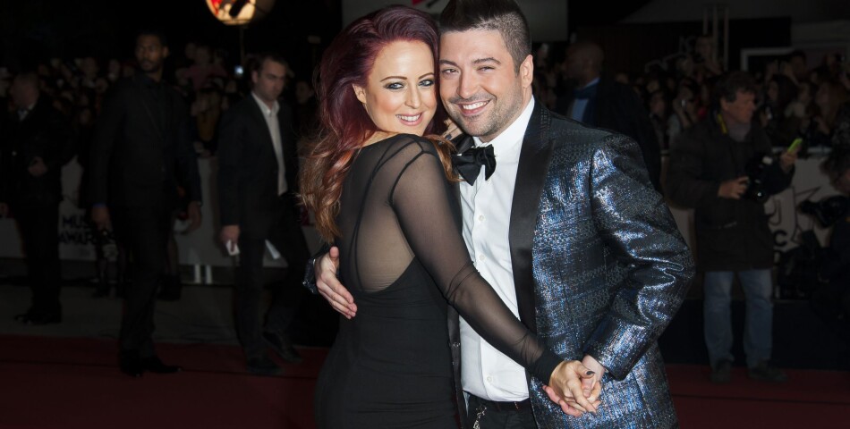 Chris Marques et sa femme Jaclyn Spencer aux NRJ Music Awards, le 13 décembre 2014 à Cannes