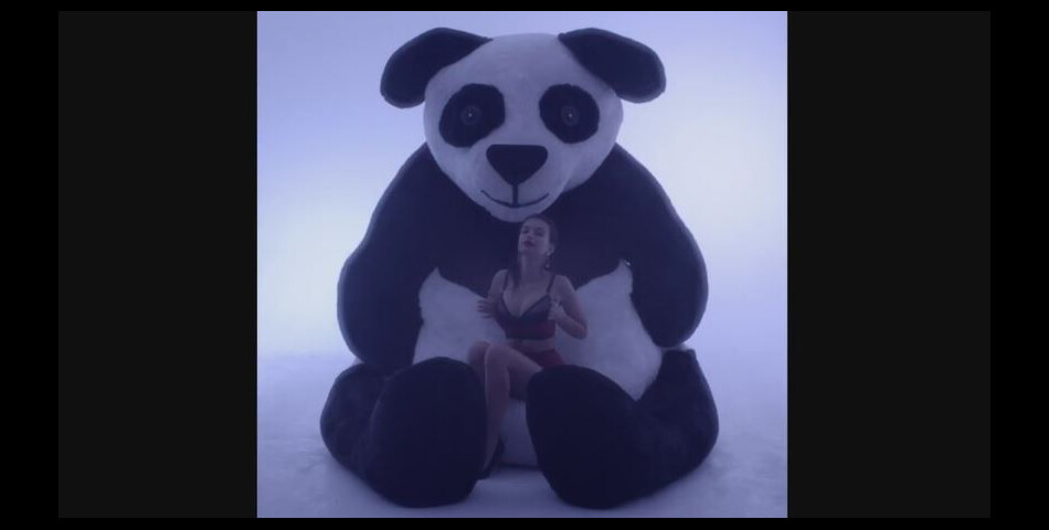  Emily Ratajkowski : shooting sexy avec un panda 
