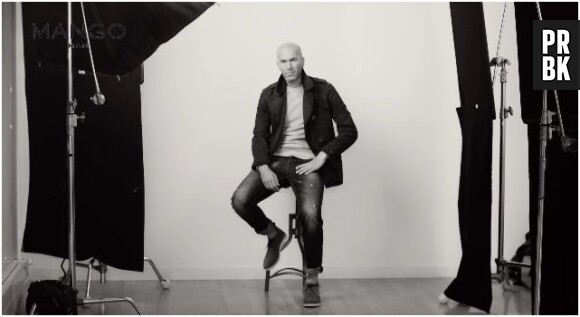 Zinédine Zidane mannequin pour Mango