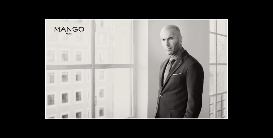 Zin&amp;eacute;dine Zidane : costume classe pour la marque Mango 