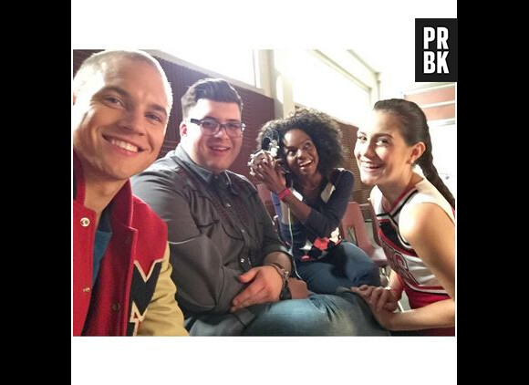 Glee saison 6 : Marshall Williams, Noah Guthrie, Samantha Ware et Laura Dreyfuss