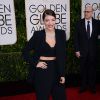 Lorde sur le tapis rouge des Golden Globes, le 11 janvier 2015 à Los Angeles