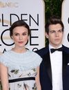 Keira Knightley sur le tapis rouge des Golden Globes, le 11 janvier 2015 à Los Angeles