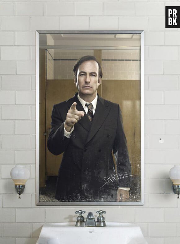 Better Call Saul : Saul sur une photo promo