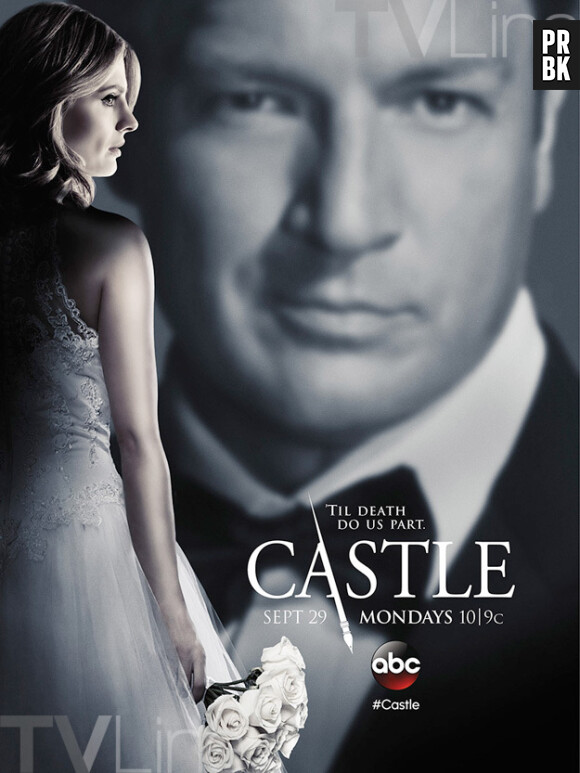 Castle saison 7 : le poster avec Nathan Fillion et Stana Katic