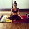 Lea Michele : séance de yoga avant les Fêtes